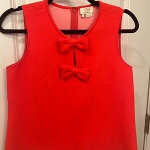KATE SPADE Go Fly A Kite Bright Pink Bow Top - Size 4